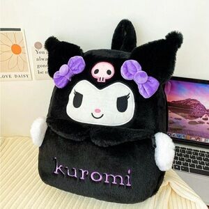 Sanrio Kuromi Plush Kids Backpack